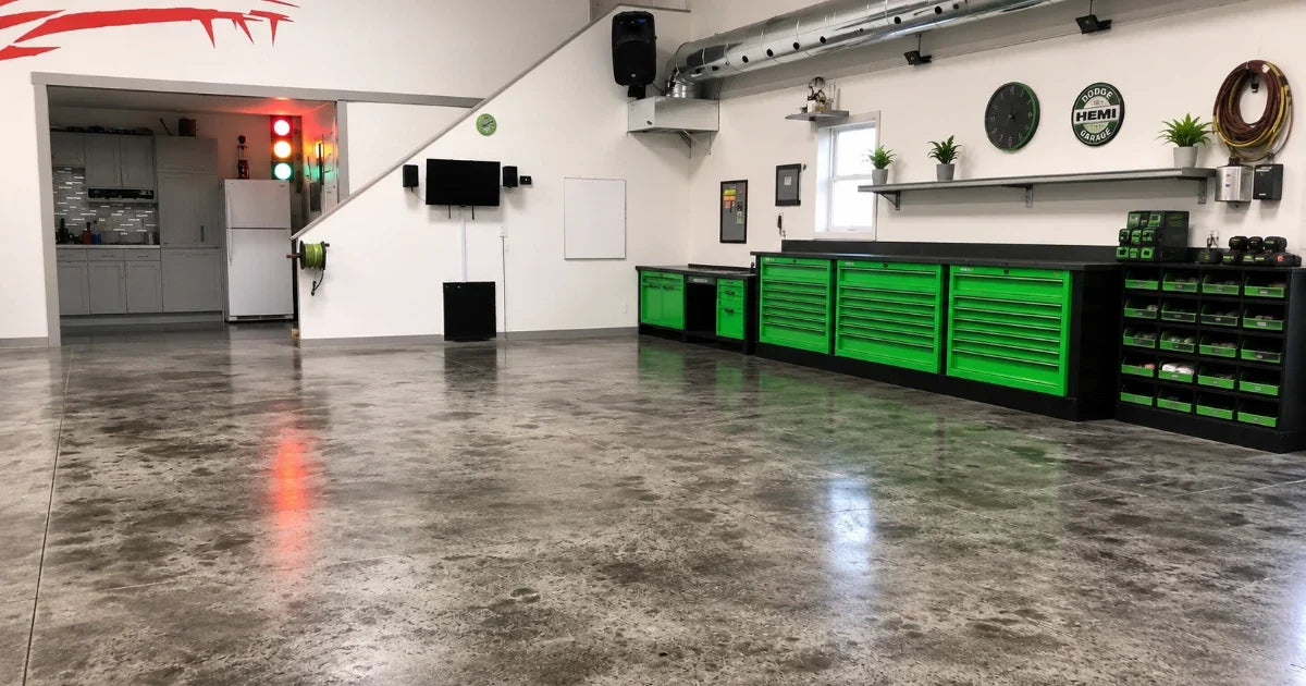Black Concrete Stain: Project Gallery