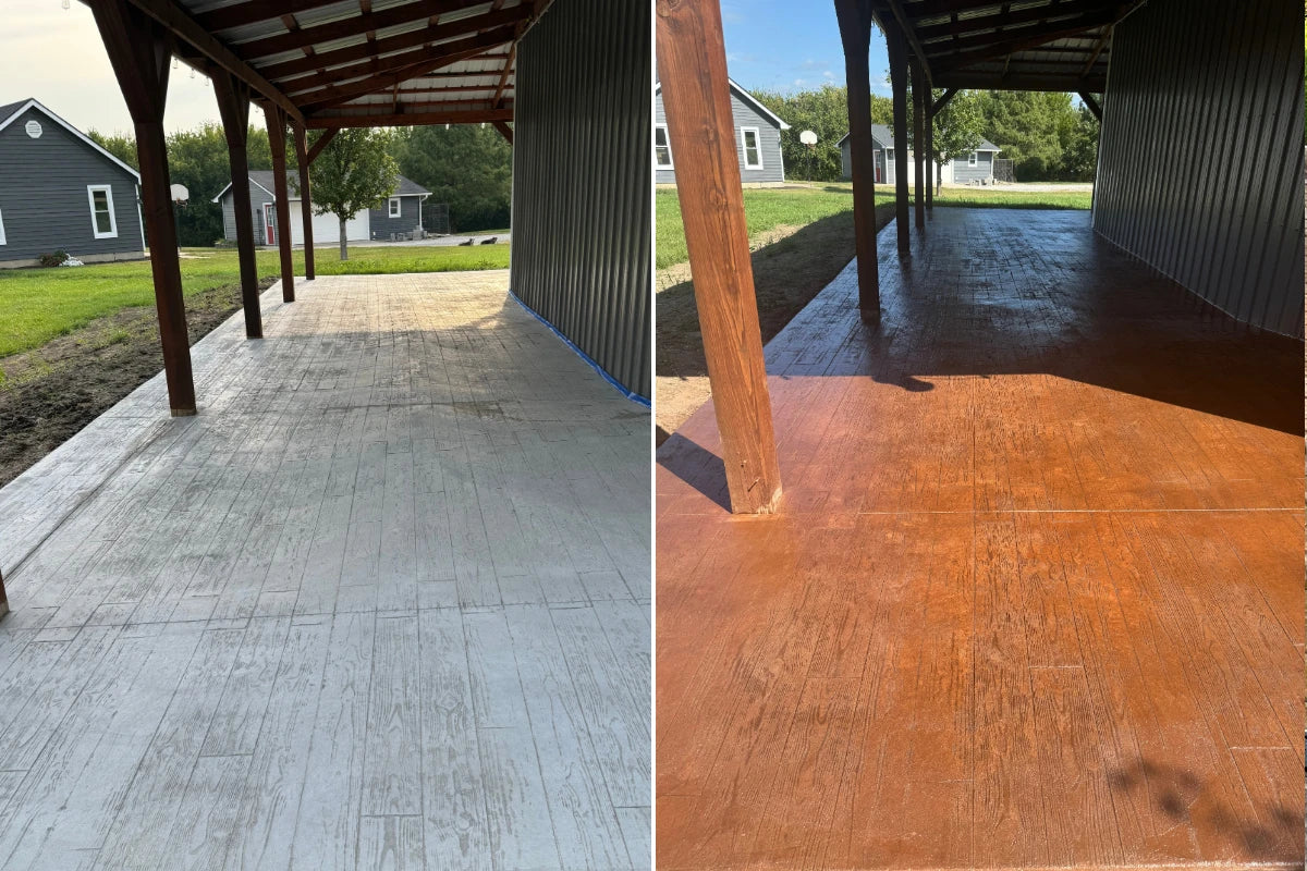 How to Stain Concrete to Look Like Wood: 5 Faux Wood Methods