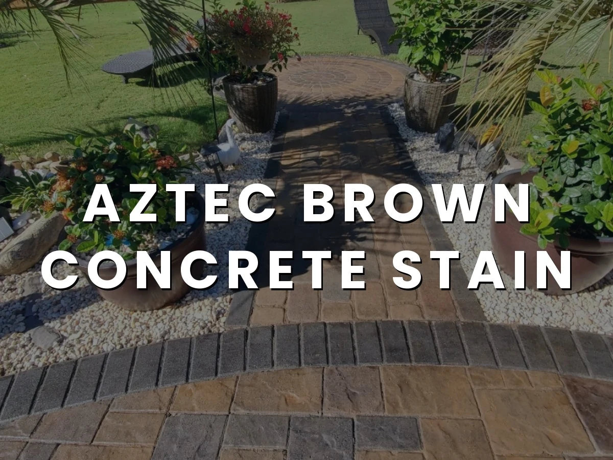 Aztec Brown Concrete Stain