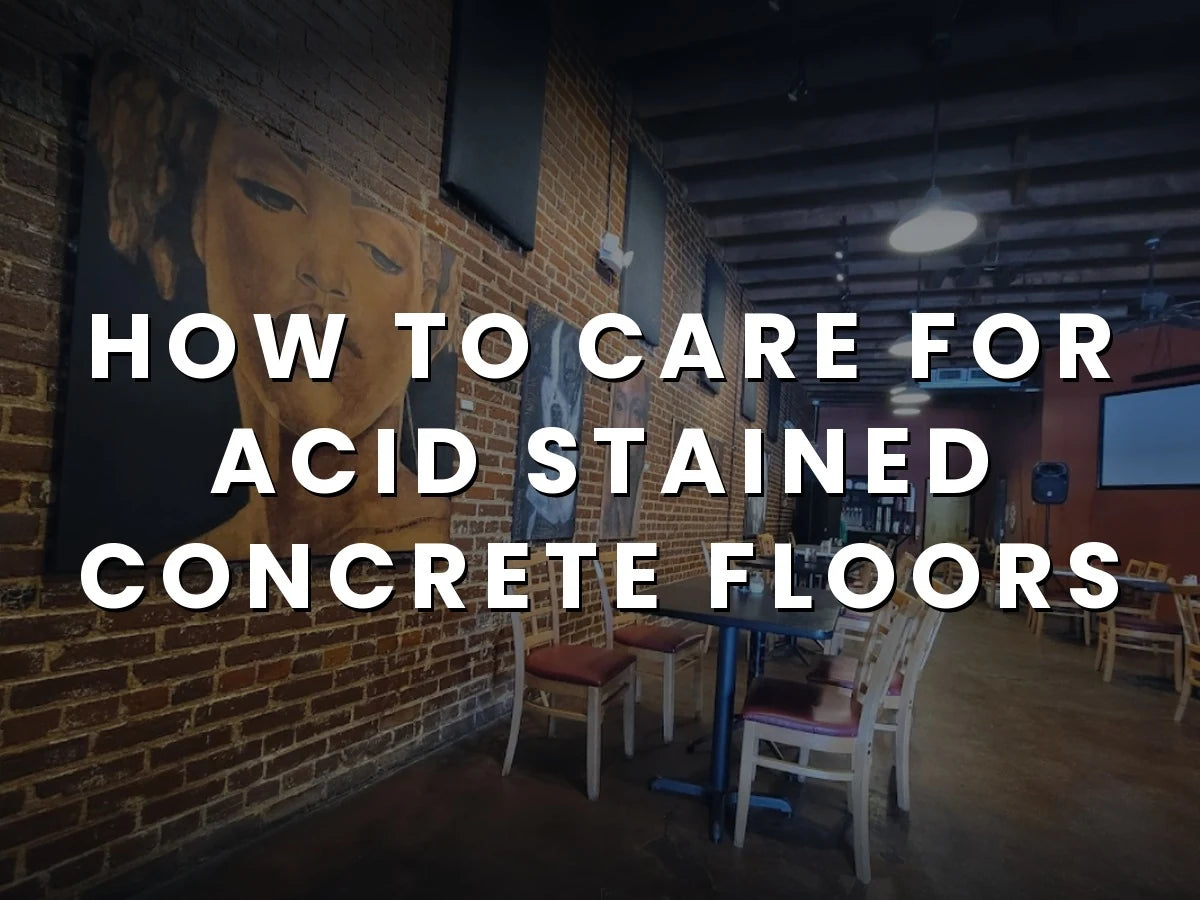 Acid Stained Mill House Pizza Floors