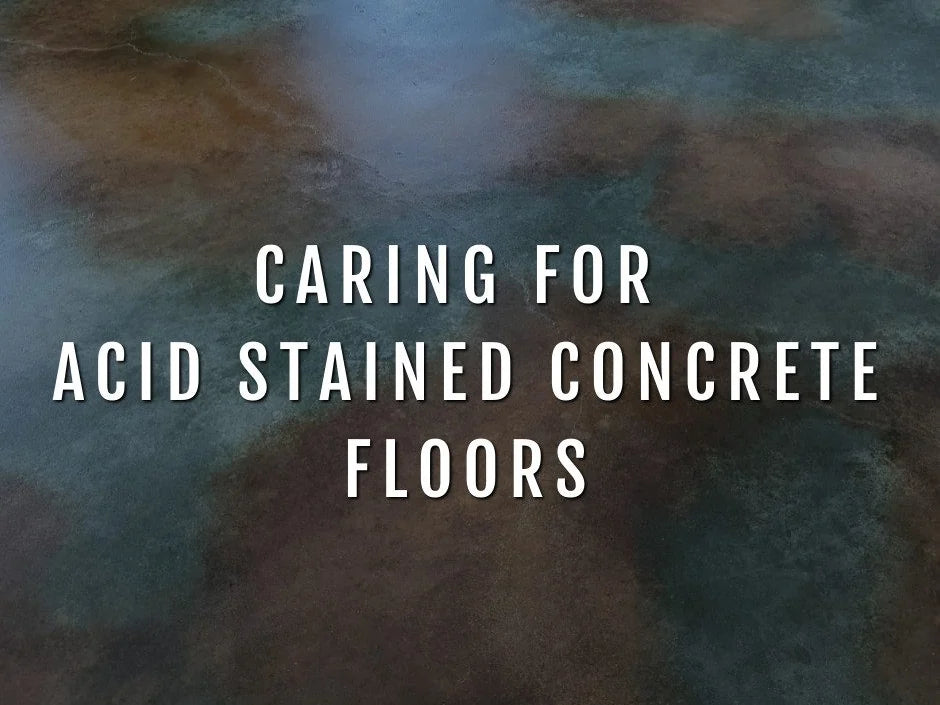 How to Care for Acid-Stained Concrete Floors