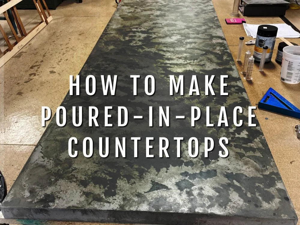 How-To Make A Poured-In-Place Concrete Countertop