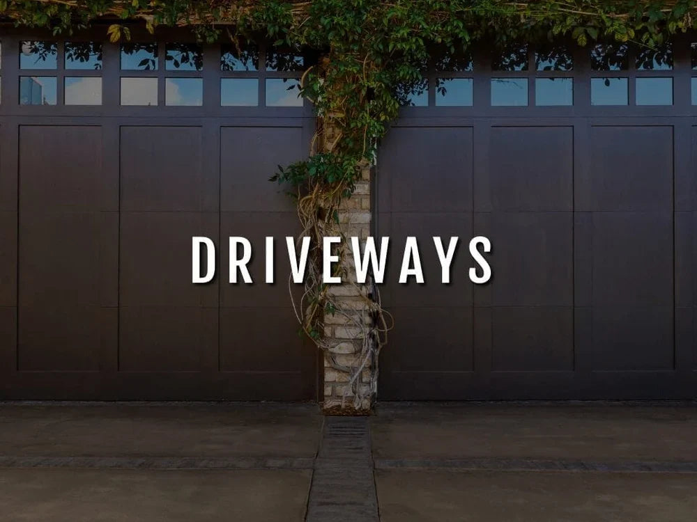Stained concrete driveway gallery