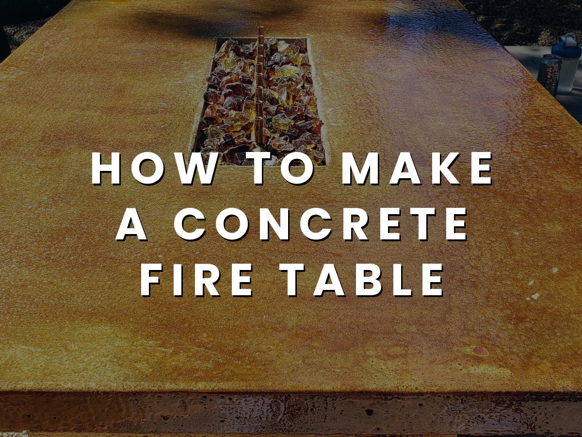 Building a Fire Table