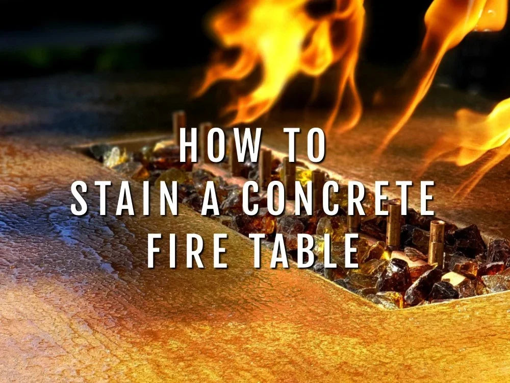 How to Make a Concrete Fire Table