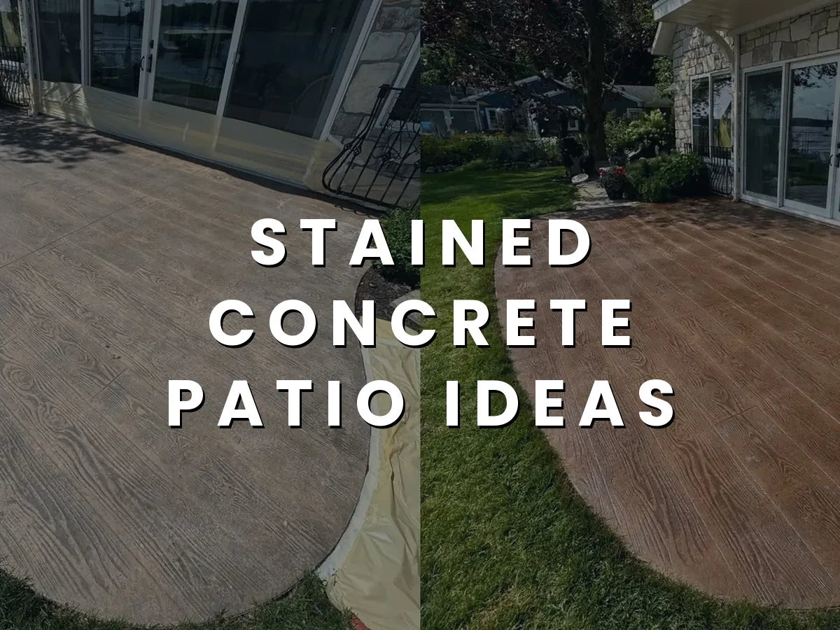 Stained Concrete Patio Ideas
