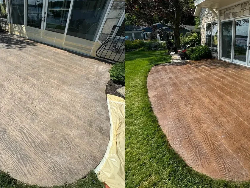 Stained Concrete Patio Ideas