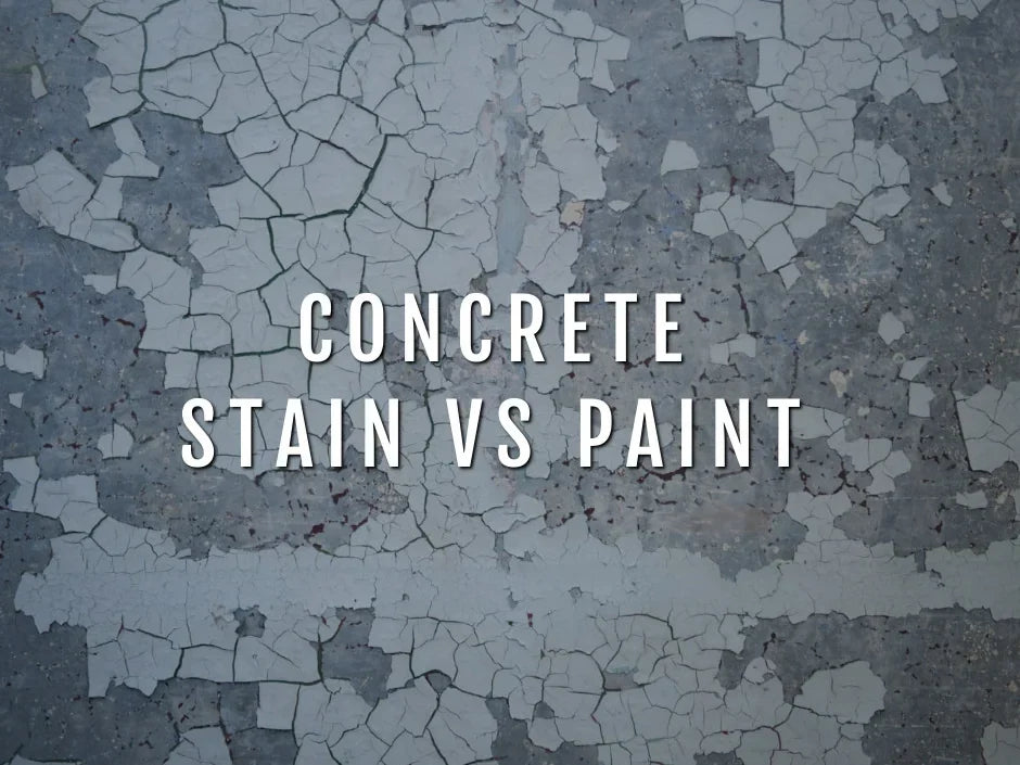 Concrete Stain vs. Paint
