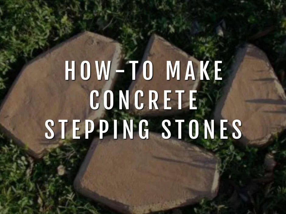 How to Make Concrete Stepping Stones