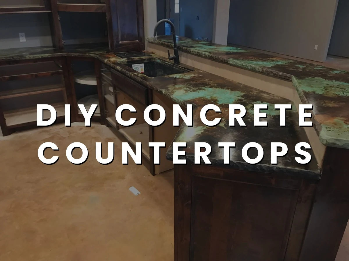 Acid Stained Kitchen Countertops