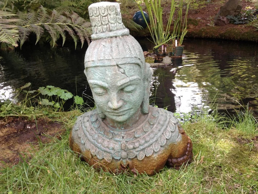 beautiful concrete Buddha statue