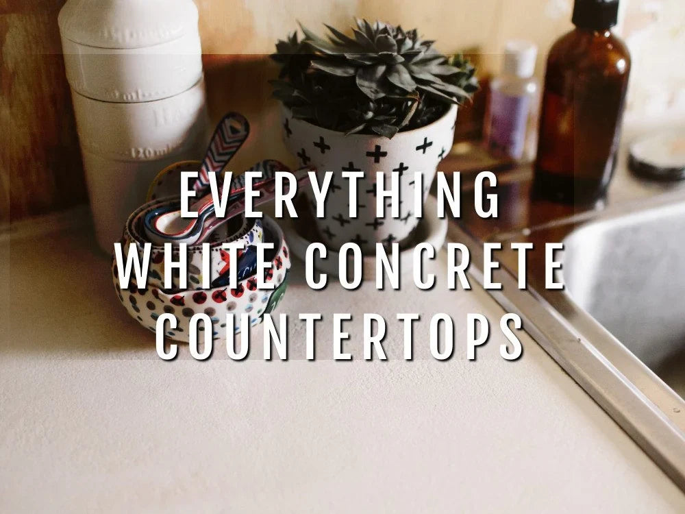 Everything White Concrete Countertops