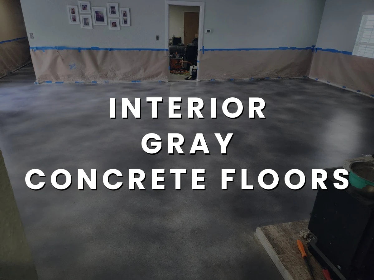 After Applying AcquaSeal Satin Sealer - Concrete floor with a protective coating of satin sealer, enhancing the vibrancy of the dye