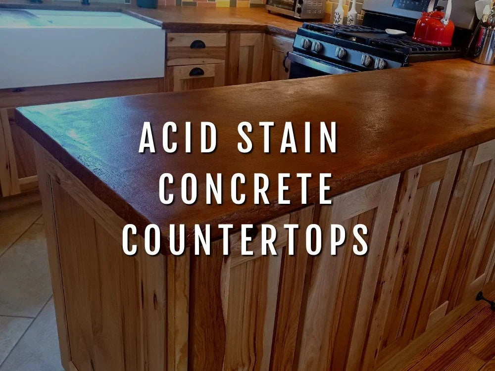 How to Acid Stain Concrete Countertops