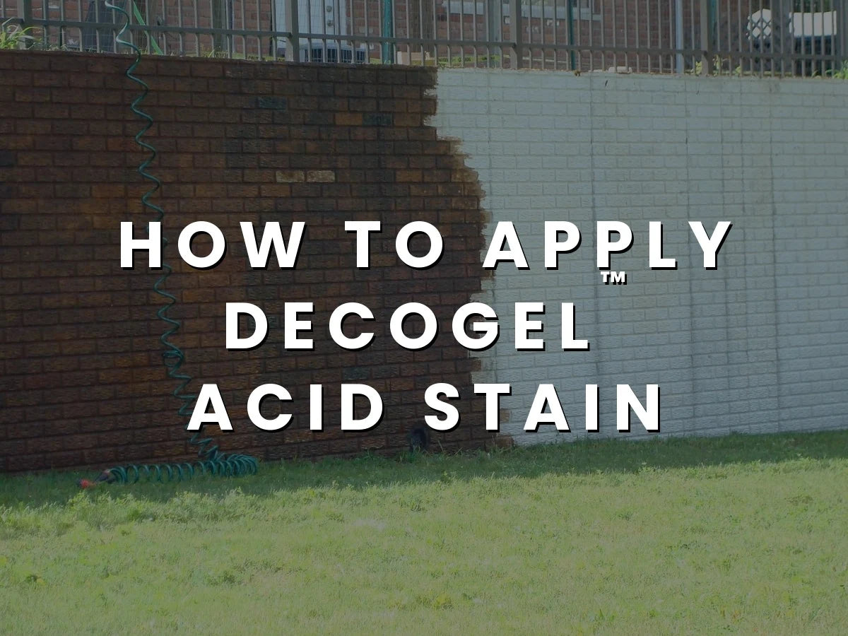 Acid Stain Sample Application