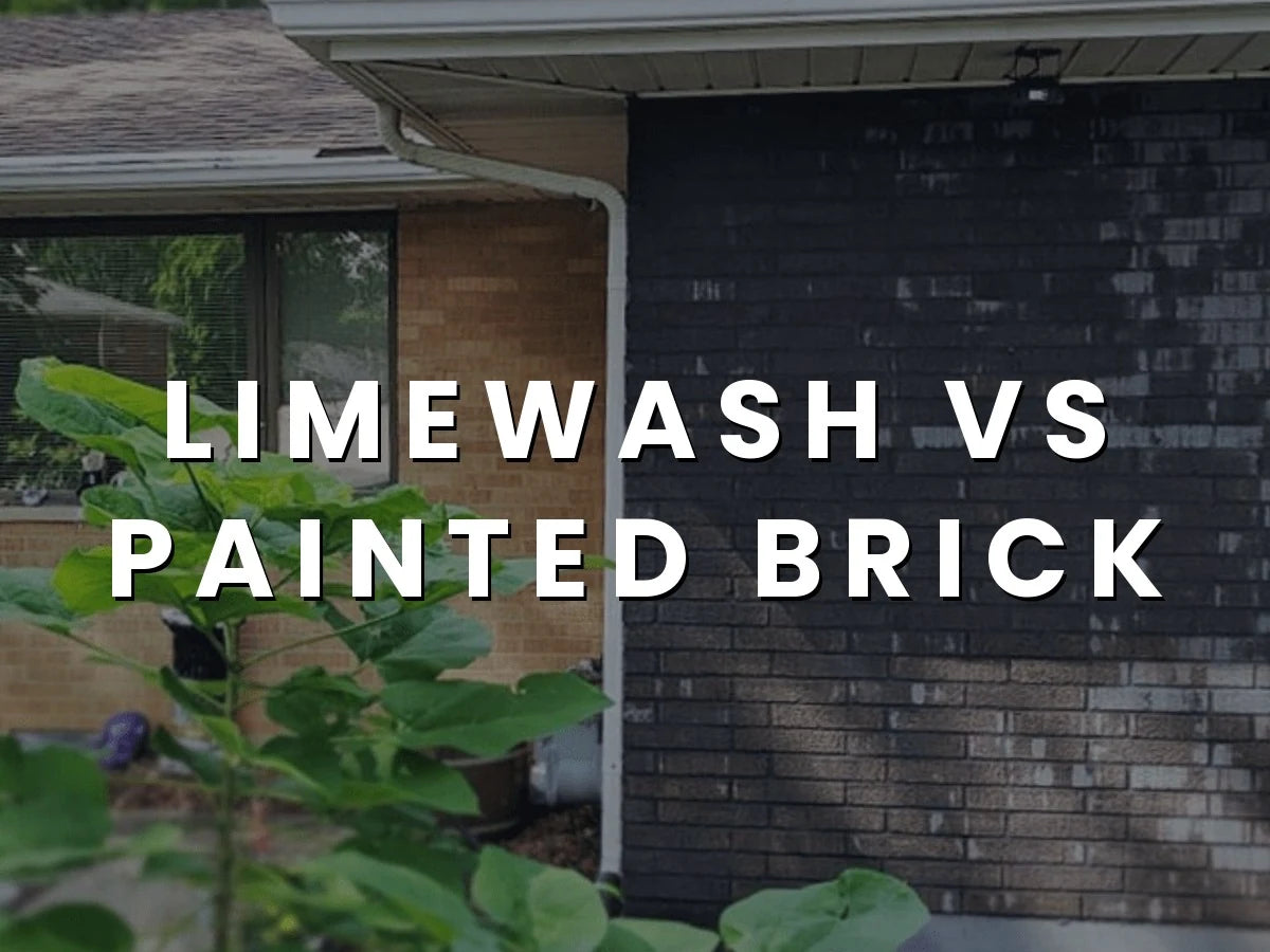 Limewash vs Painted Brick