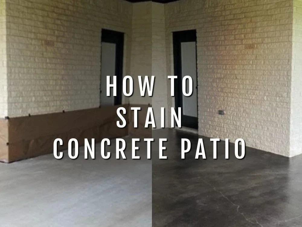 How to Stain a Concrete Patio
