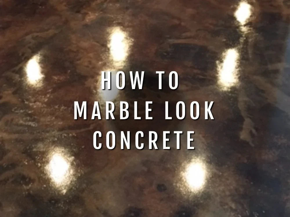 How Make Concrete Look Like Marble
