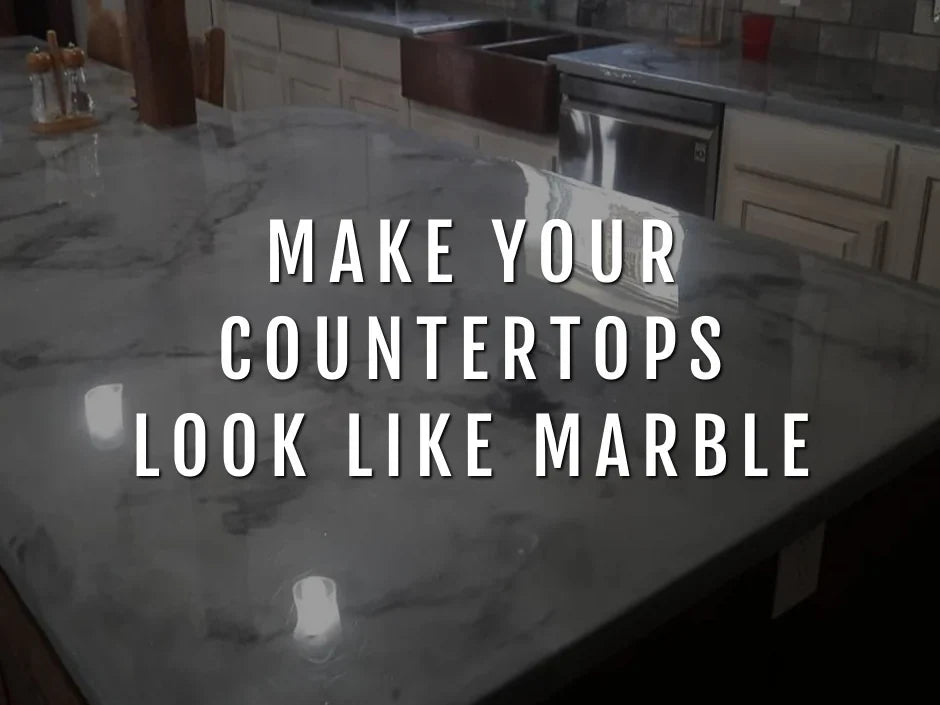How To Make Your Countertops To Look Like Marble