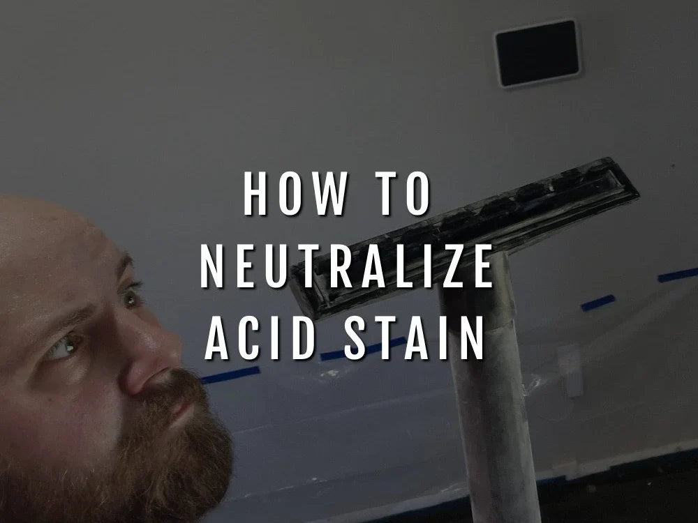 How to Neutralize Acid Stain