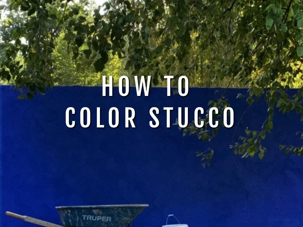 Stucco Colors With Integral Pigment