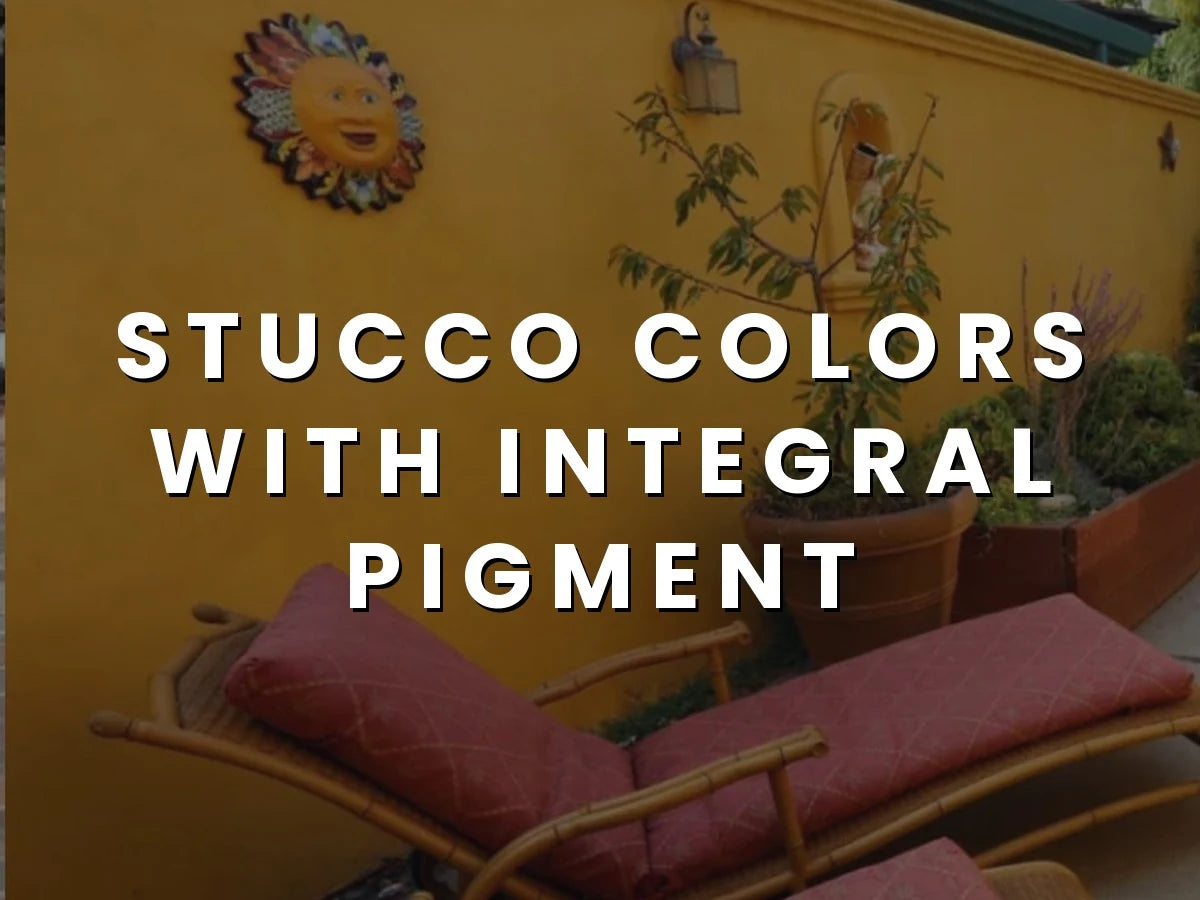 Beach House Integral Color Stucco