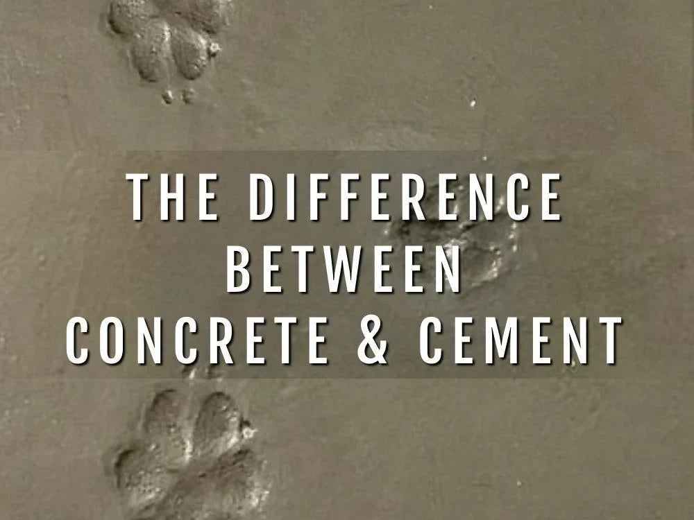 What is the difference between concrete and cement