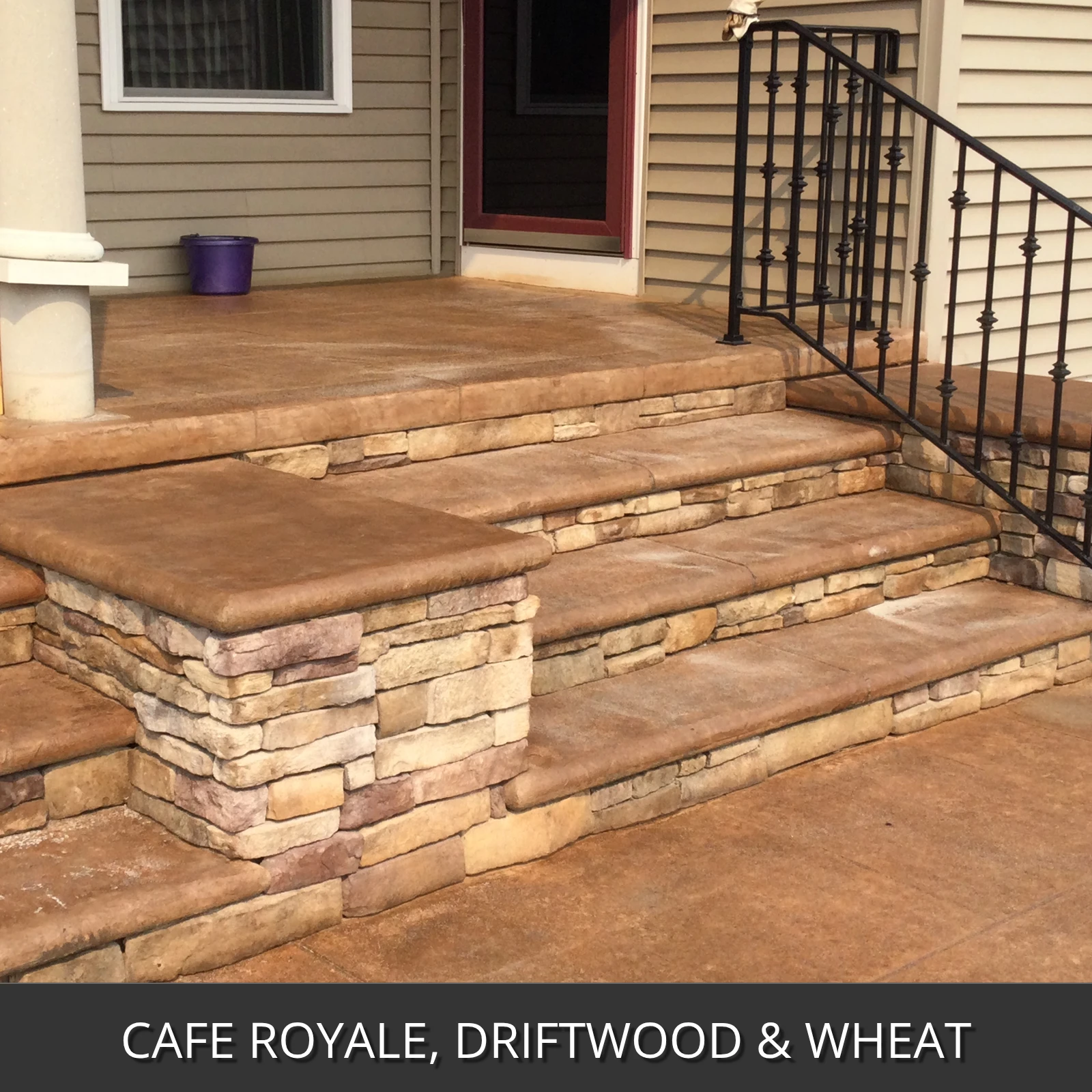 Antiquing™ Stamped Concrete Stain