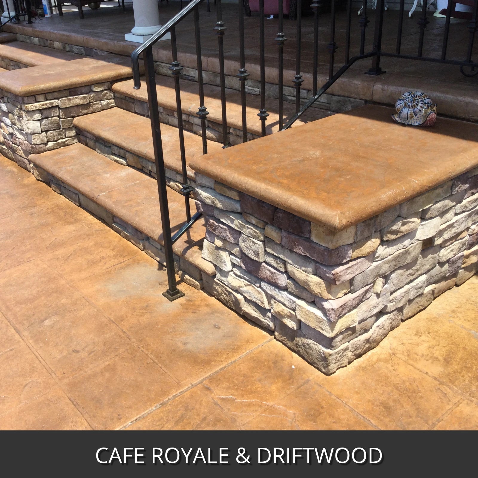 Antiquing™ Stamped Concrete Stain