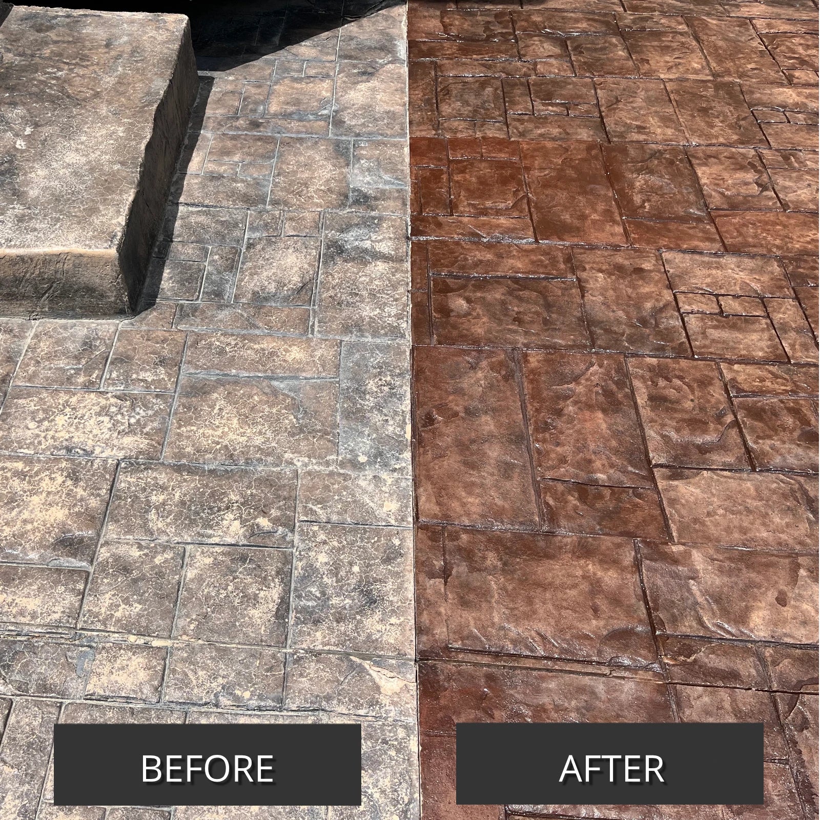 Antiquing™ Stamped Concrete Stain