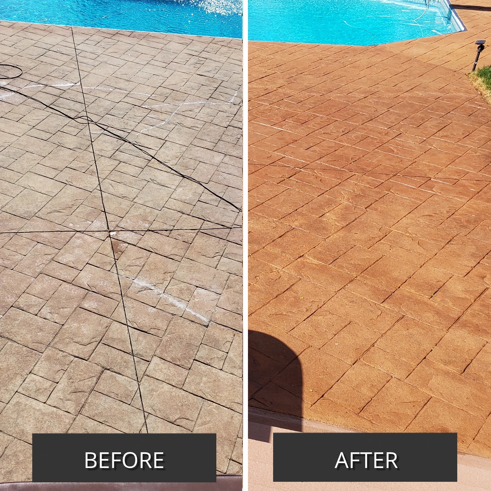 Antiquing™ Stamped Concrete Stain