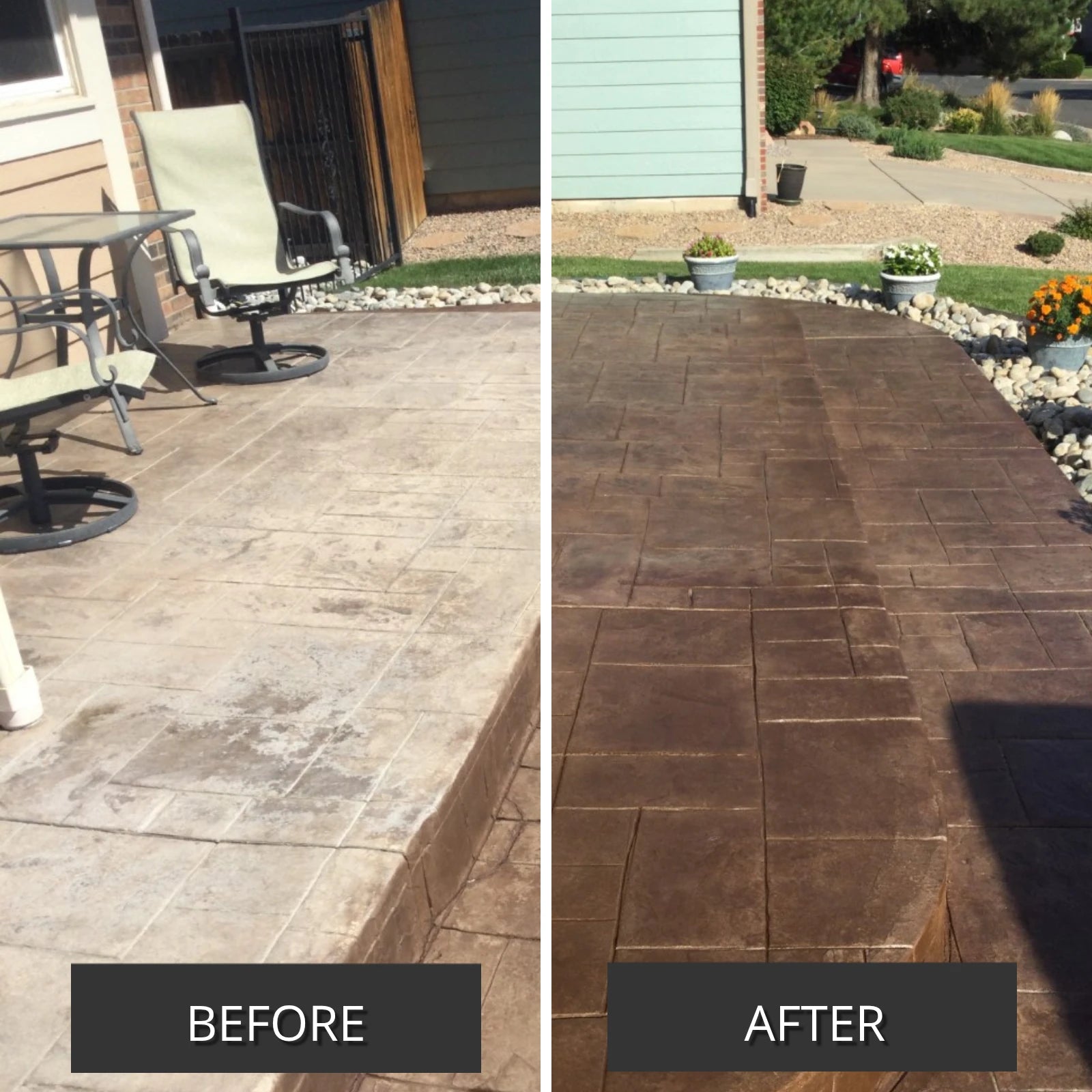 Antiquing™ Stamped Concrete Stain