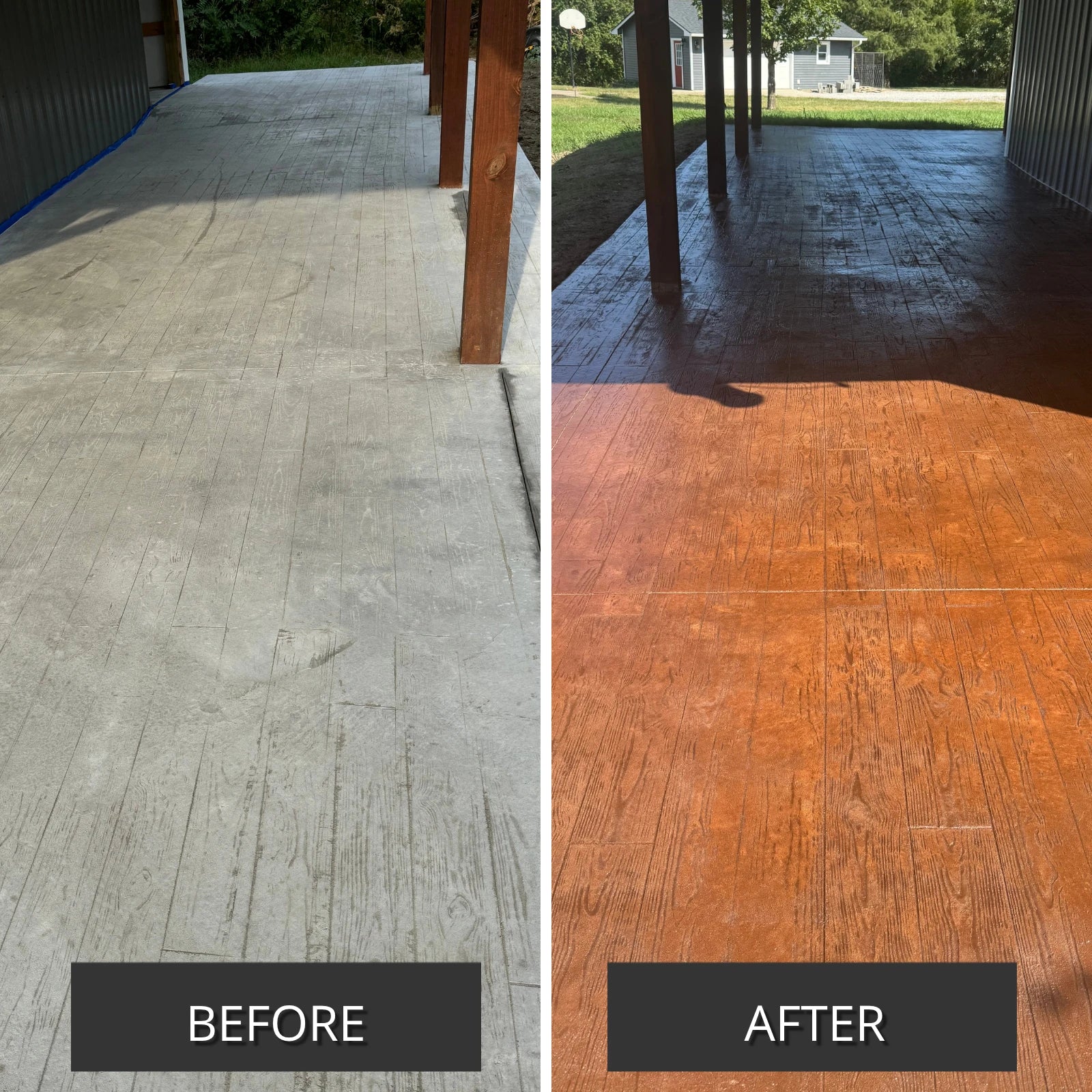 Antiquing™ Stamped Concrete Stain