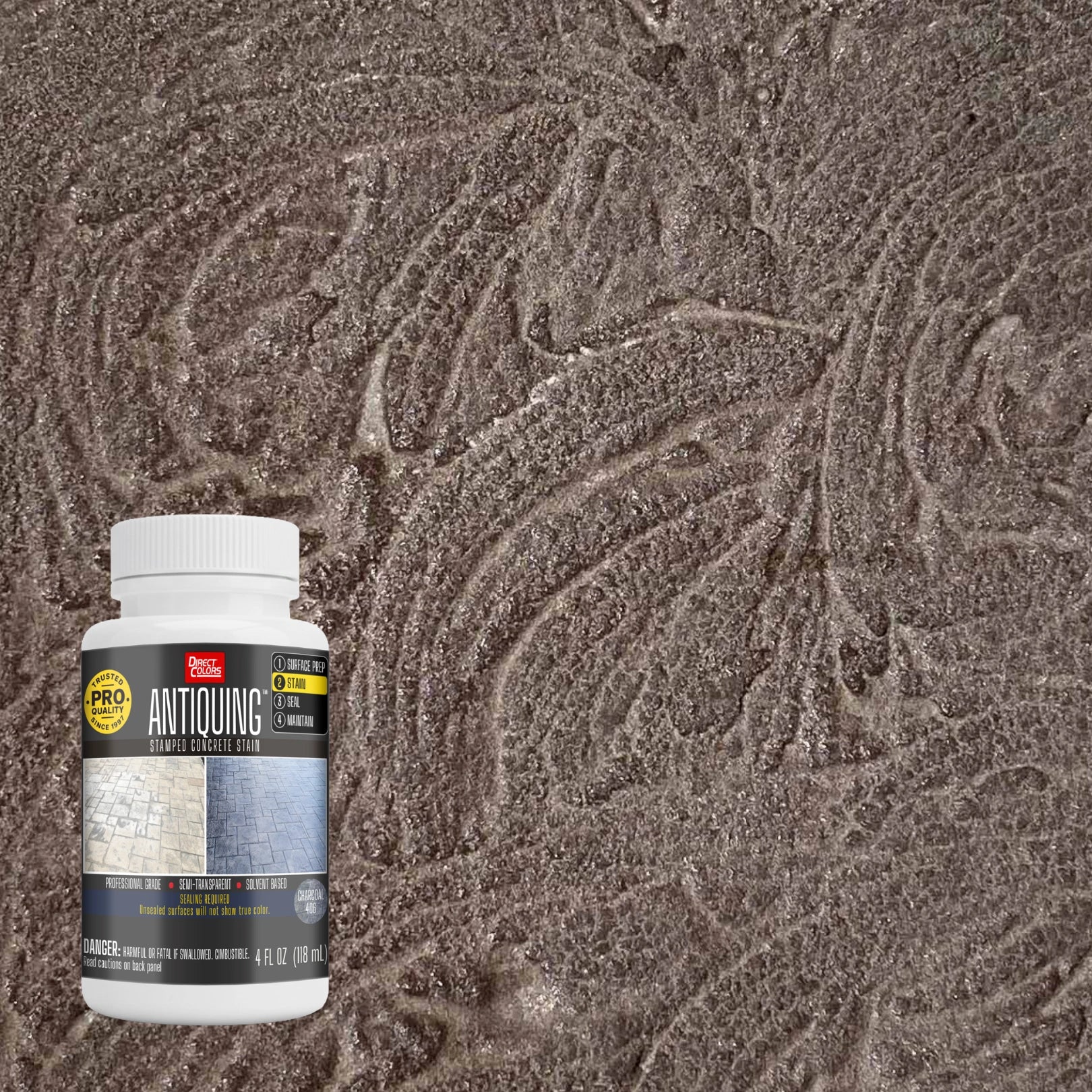 Antiquing™ Stamped Concrete Stain