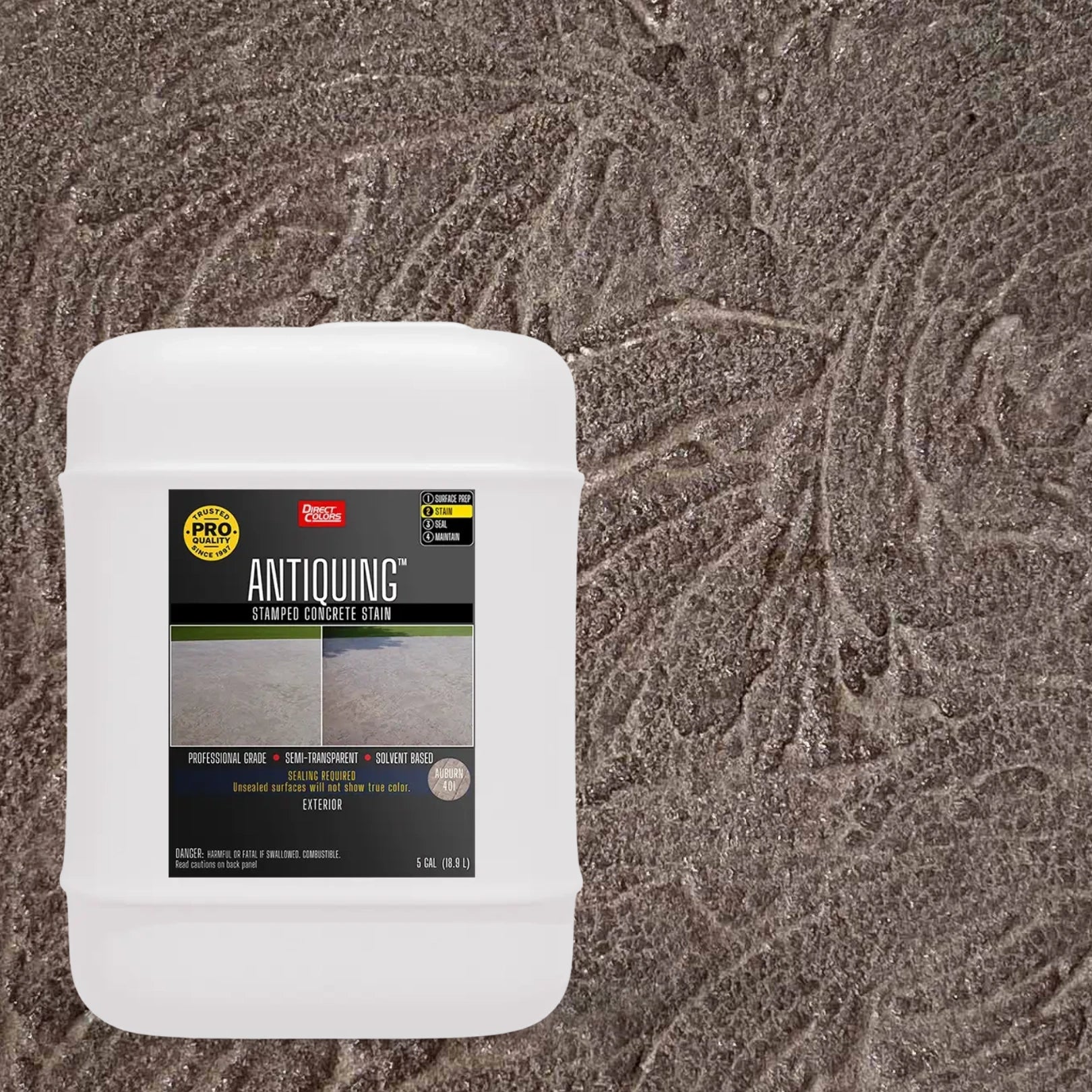Antiquing™ Stamped Concrete Stain