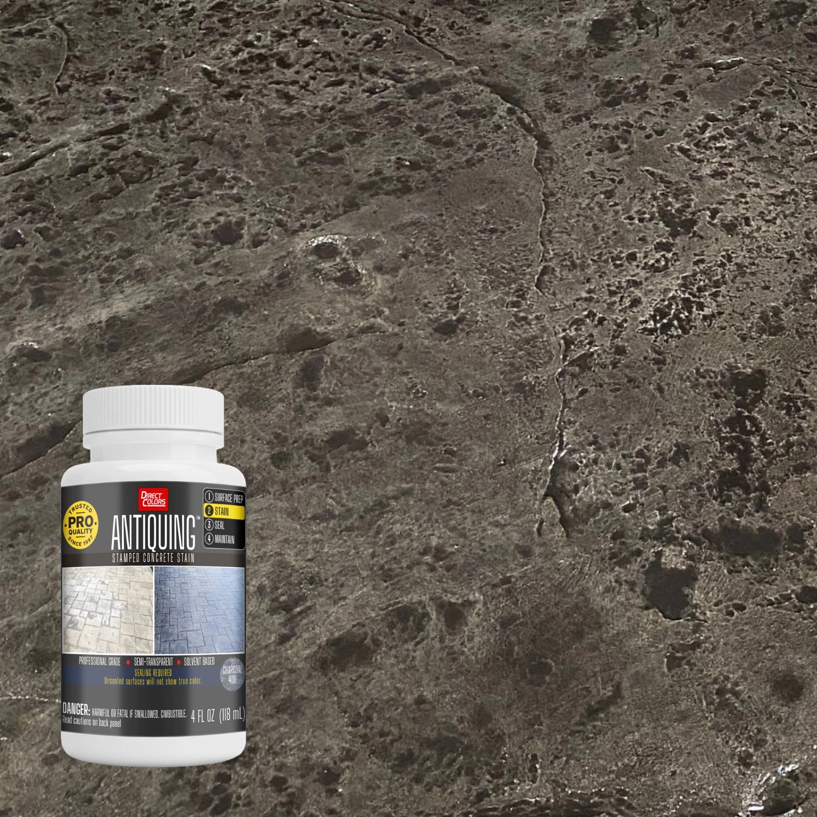 Antiquing™ Stamped Concrete Stain