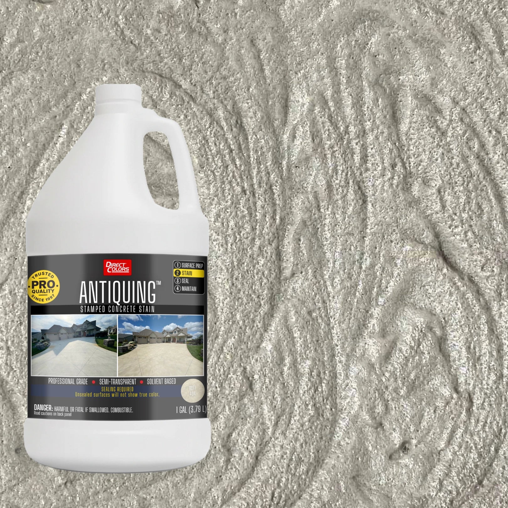 Antiquing™ Stamped Concrete Stain