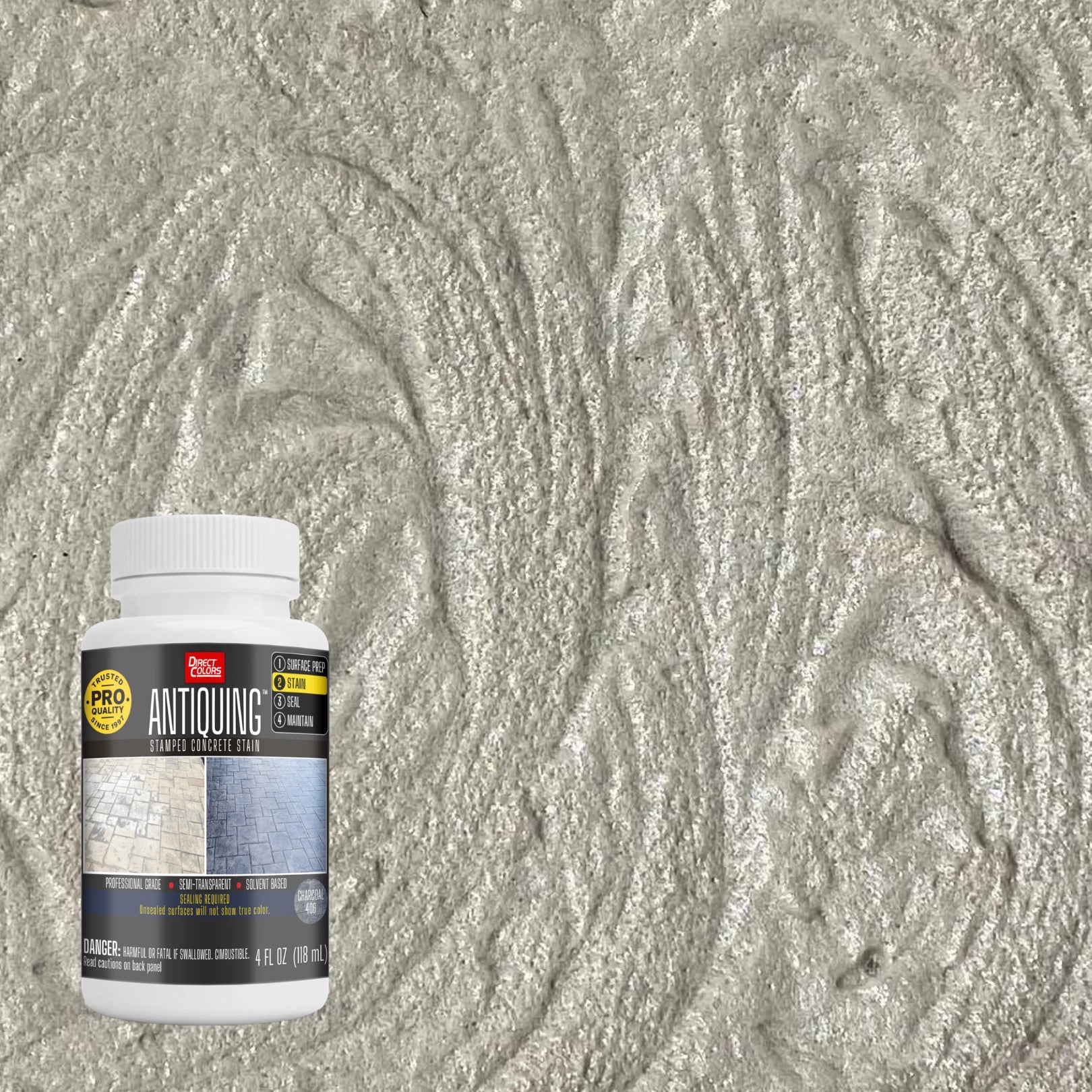 Antiquing™ Stamped Concrete Stain