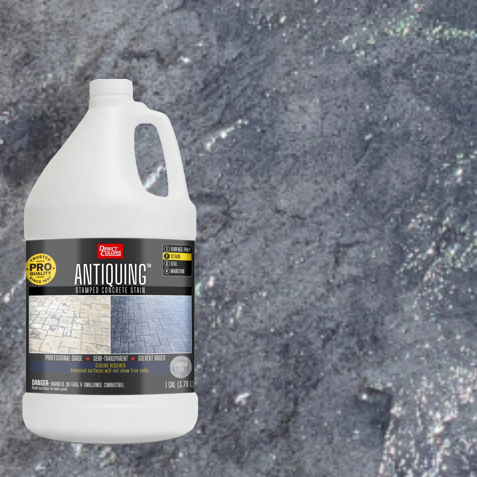 Antiquing™ Stamped Concrete Stain