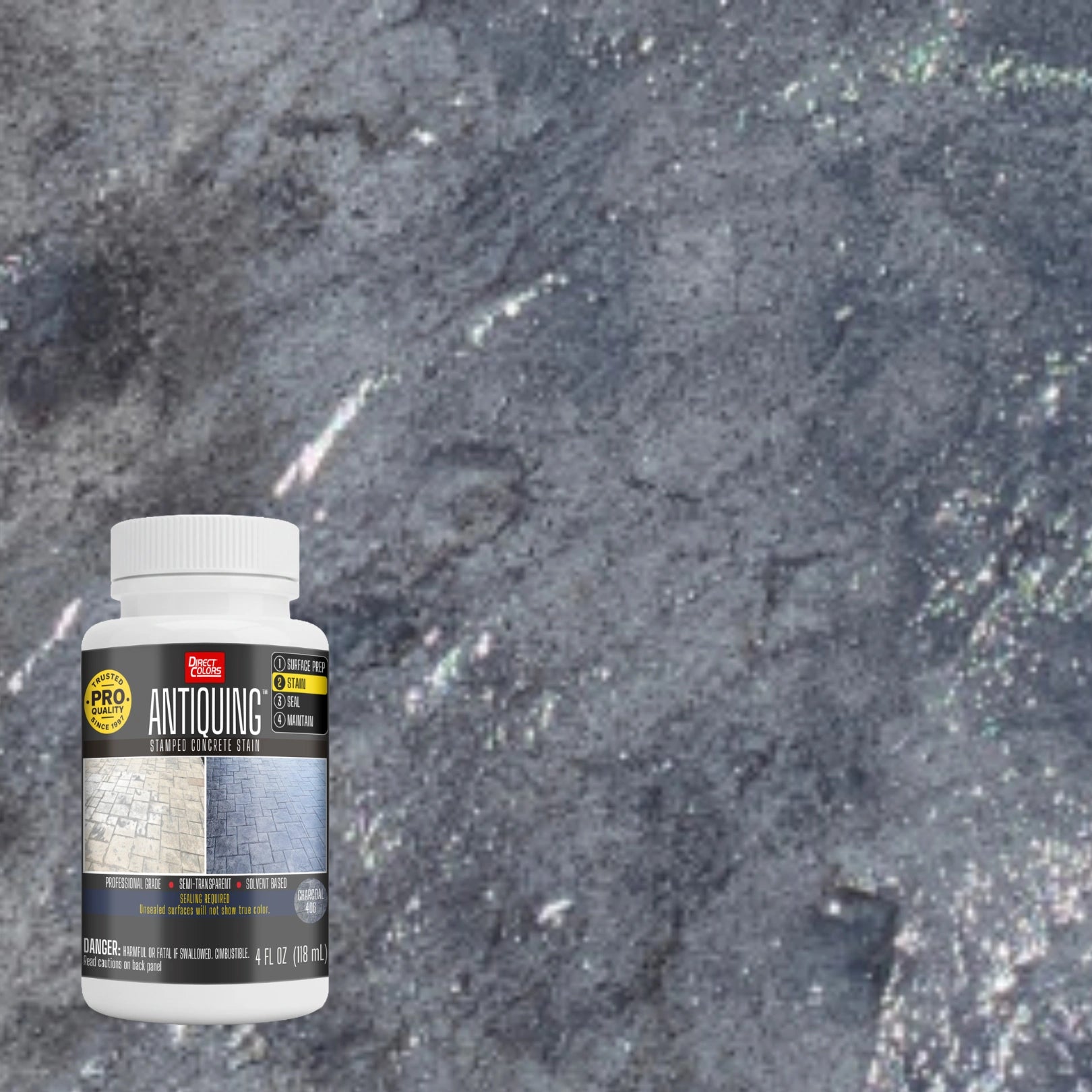 Antiquing™ Stamped Concrete Stain