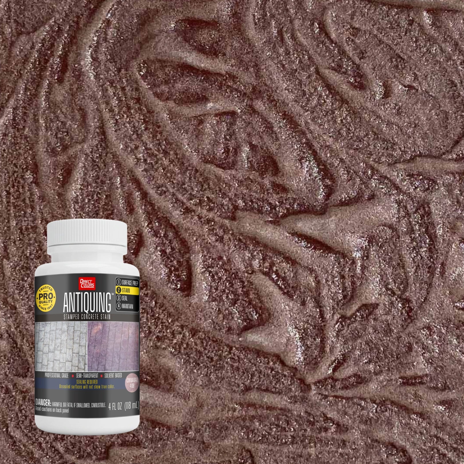 Antiquing™ Stamped Concrete Stain