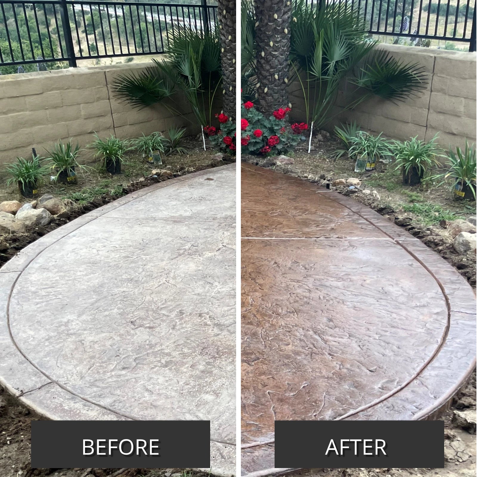 Antiquing™ Stamped Concrete Stain