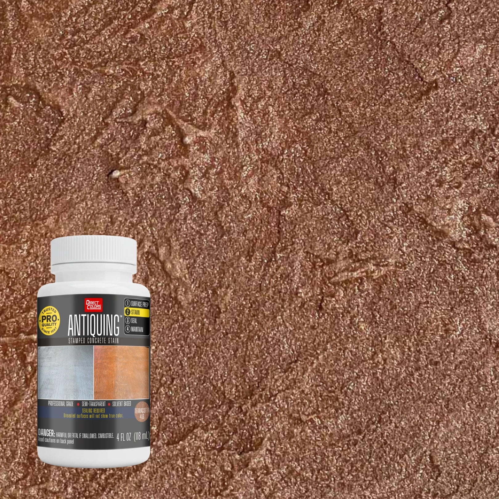 Antiquing™ Stamped Concrete Stain
