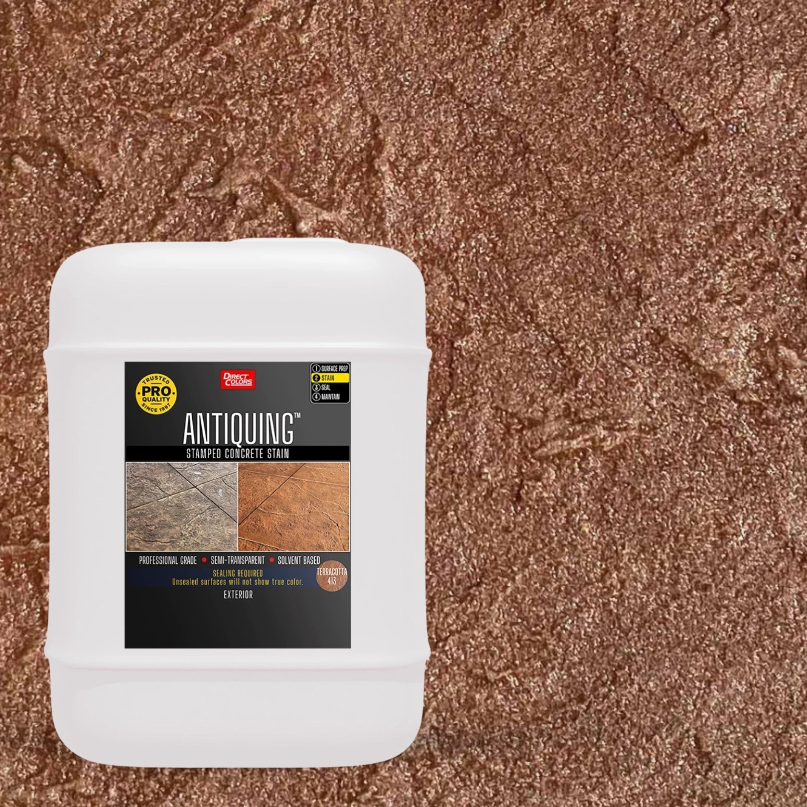 Antiquing™ Stamped Concrete Stain