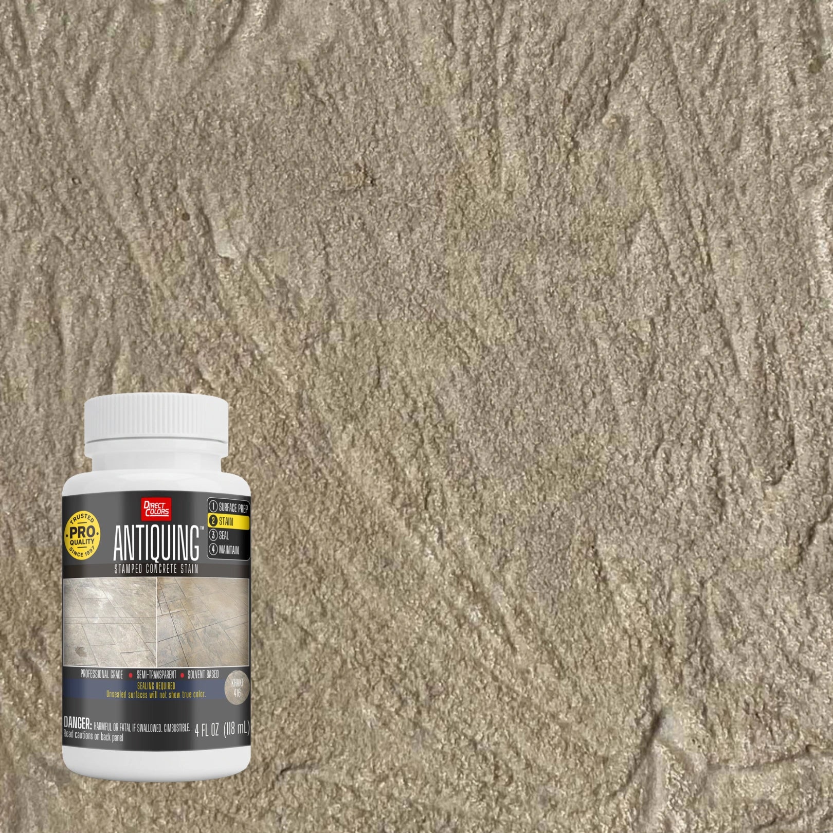 Antiquing™ Stamped Concrete Stain