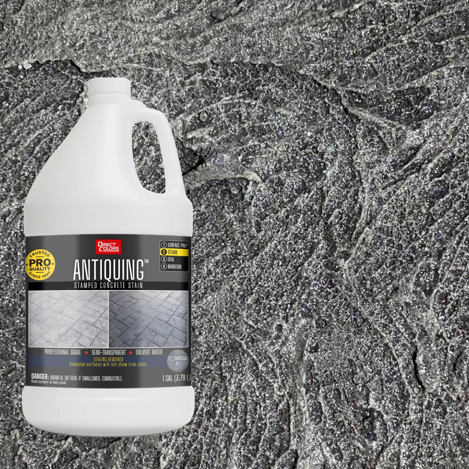 Antiquing™ Stamped Concrete Stain