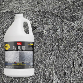 1 gallon of Antiquing™ Stamped Concrete Stain in 417 Light Charcoal