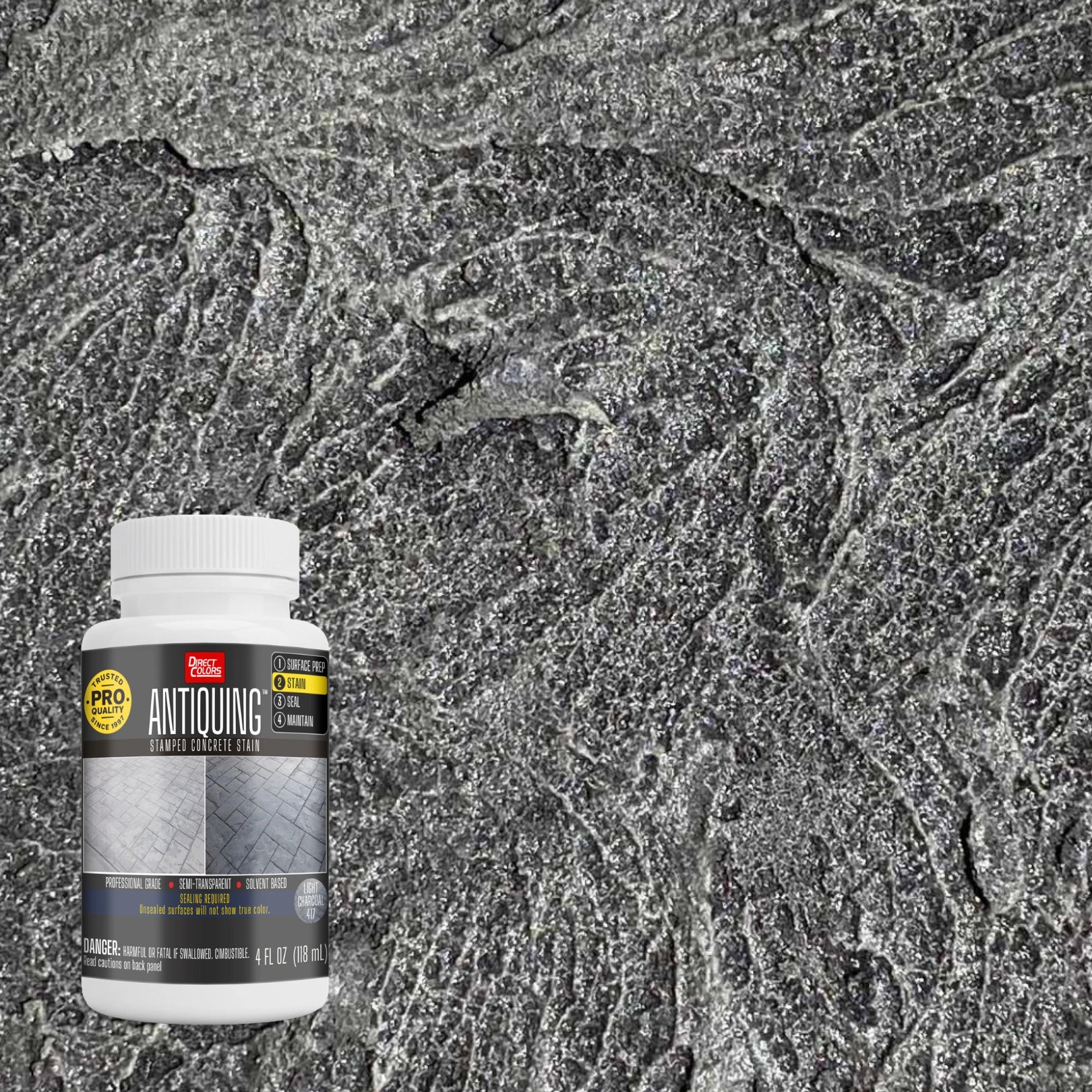 Antiquing™ Stamped Concrete Stain