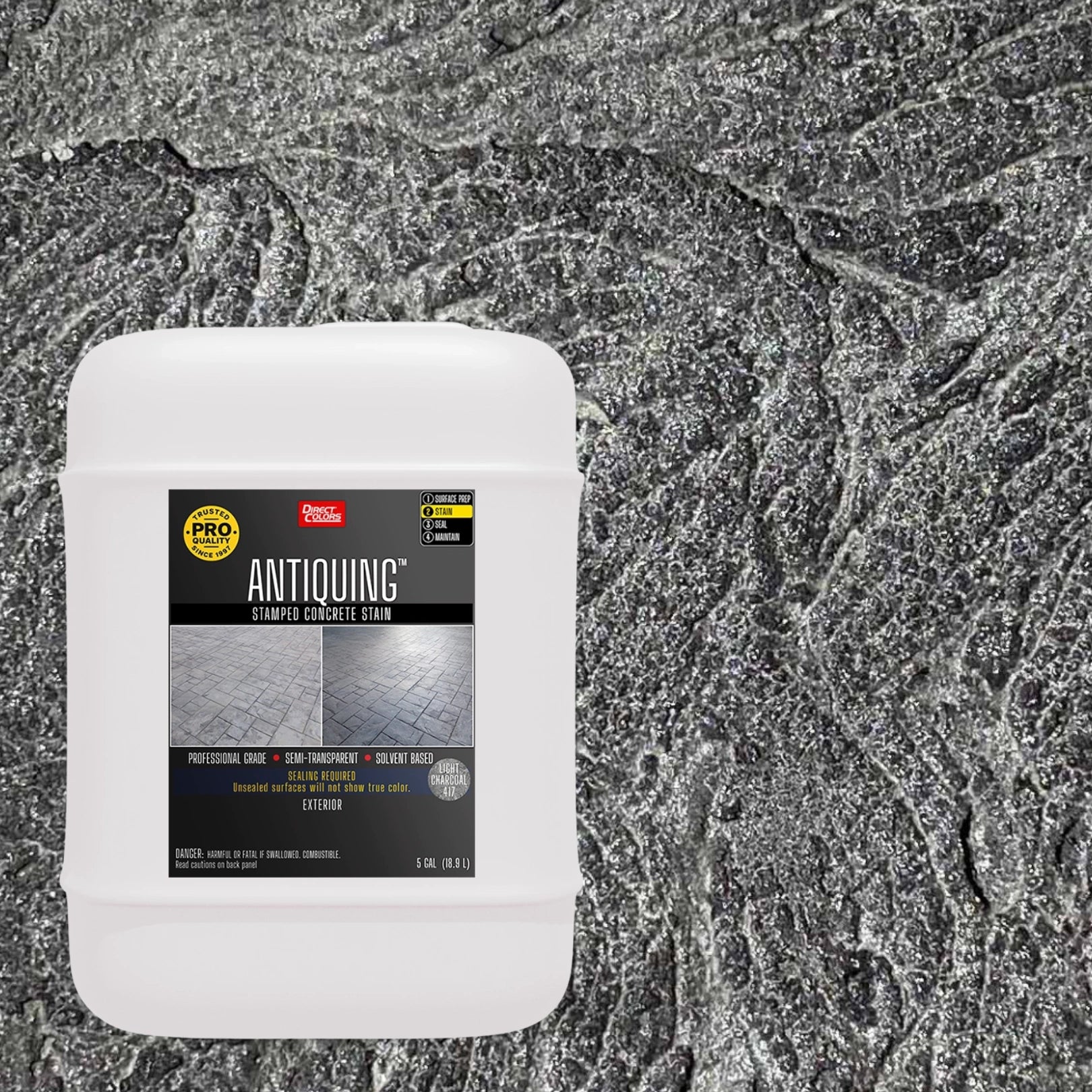 Antiquing™ Stamped Concrete Stain