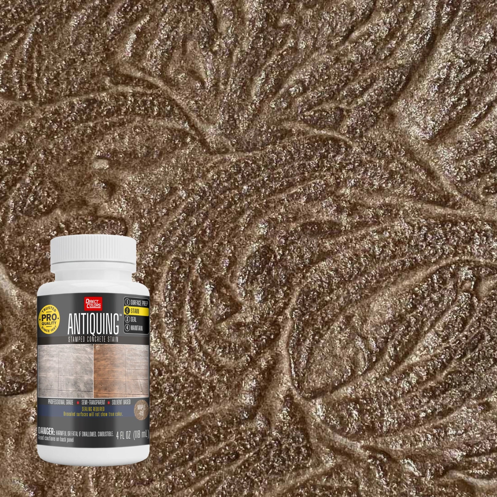 Antiquing™ Stamped Concrete Stain